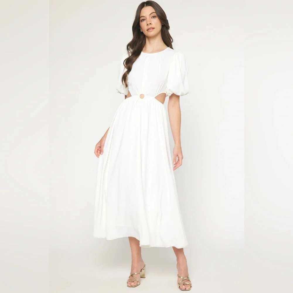 Elegant White Maxi Dress